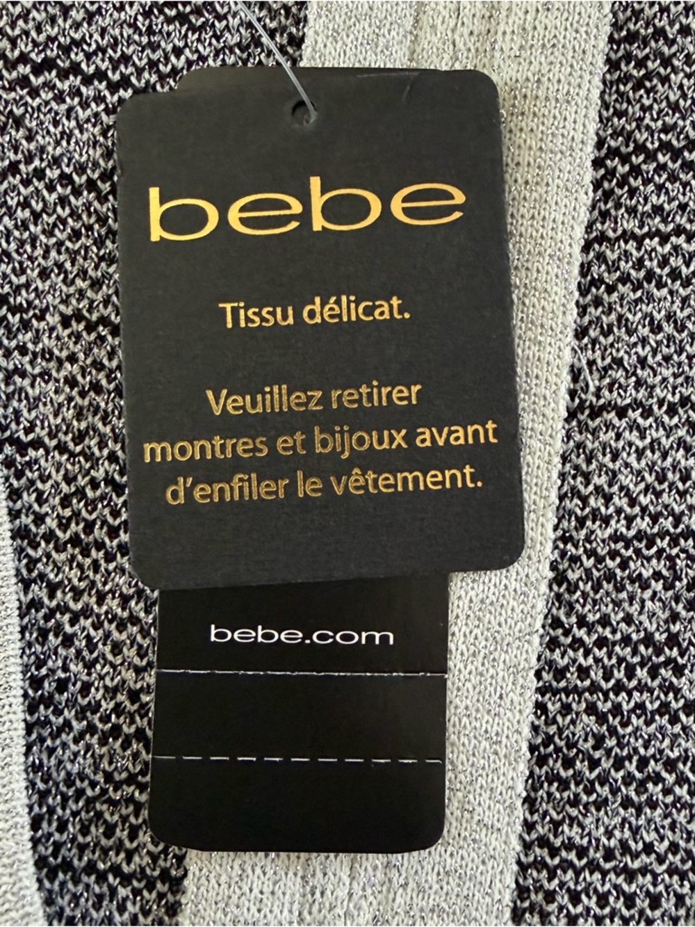 bebe Gray & White Snake-Print Long Sleeve V-Neck Bodycon Dress Size S - Picture 6 of 15
